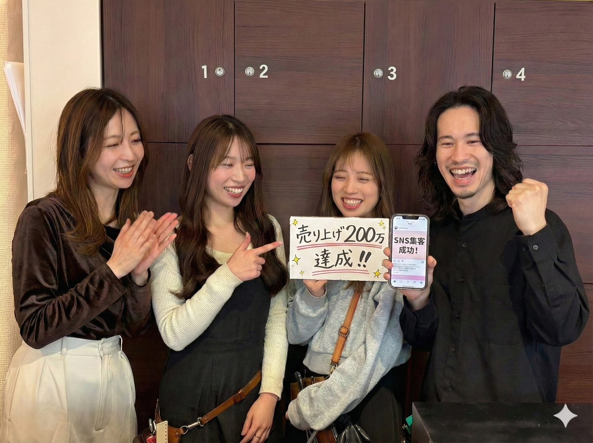 スマートフォンでの発信と成果